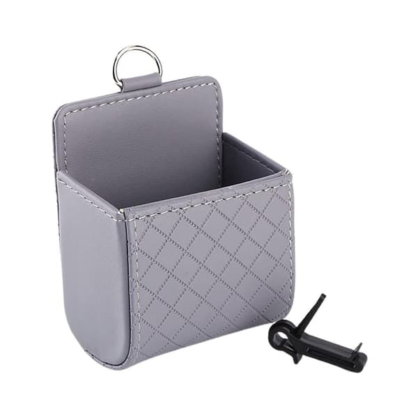 【BQ】Biltilbehør Luftventil Oppbevaringsveske Bil Skinn Multifunksjon B 1 stk A 1pcs