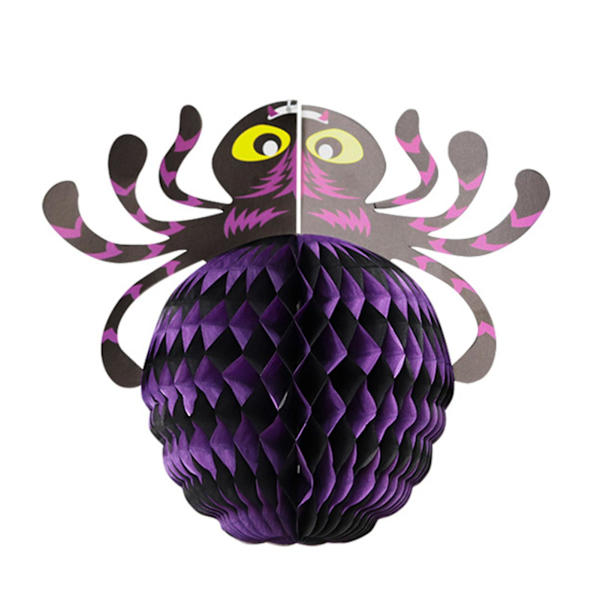 Halloween hunajakenno riippuva 3D-paperi juhla-ikkunoiden koristeluun B