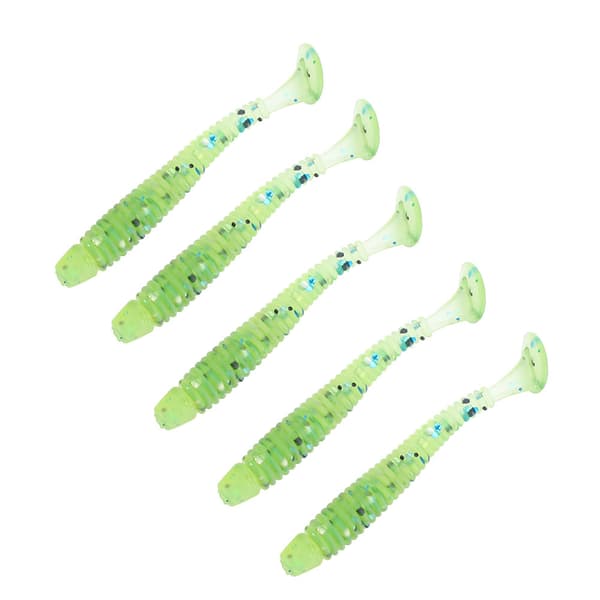 10 stk. 5 cm bløde kunstige fiskelokker Grub Orme Agn Tackle Tilbehør