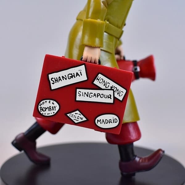 【BQ】Tintins eventyr Tintin-figur PVC-statue Stor figur