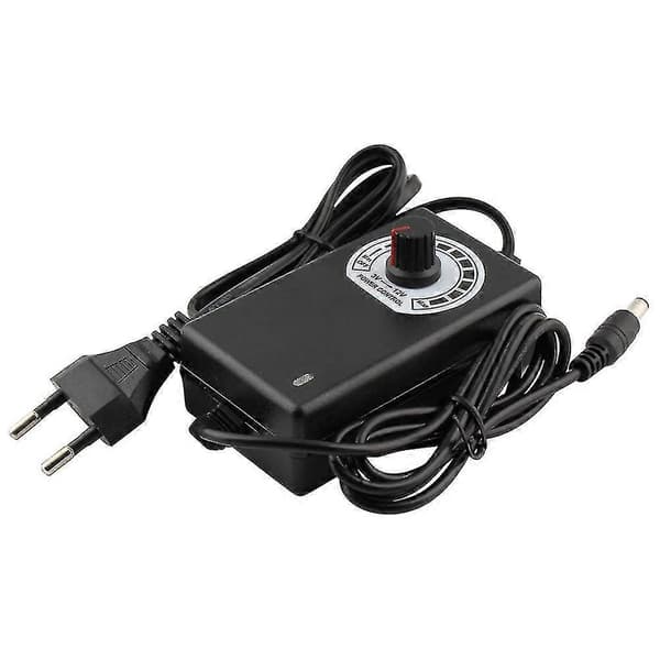 3v-12v 2a 24w justerbar strømadapter motor spændingsregulator us/eu-stik EU Plug