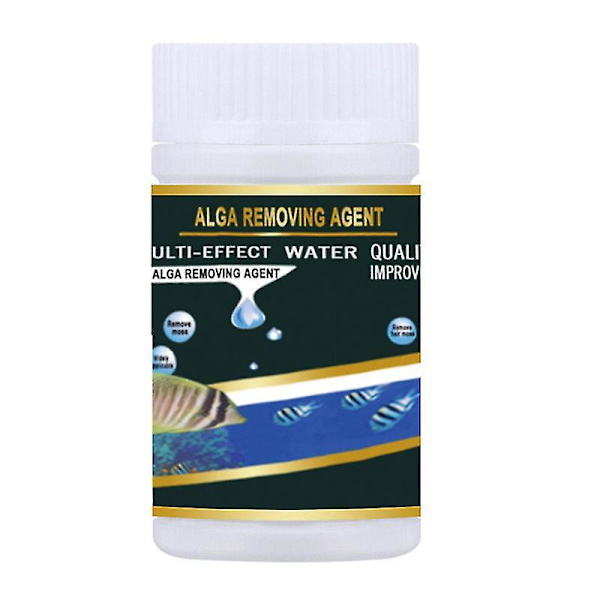 Aquarium Moss Remover Tabletter för att avlägsna alger Akvariumrengöringstillbehör för akvarium 100pcs