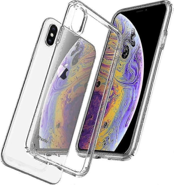 Genomskinligt silikonskal kompatibelt med iPhone 7, iPhone 7 Plus, iPhone X, iPhone Xr, iPhone 11/11 Pro, iPhone 11 Pro Max-skal for iPhone X