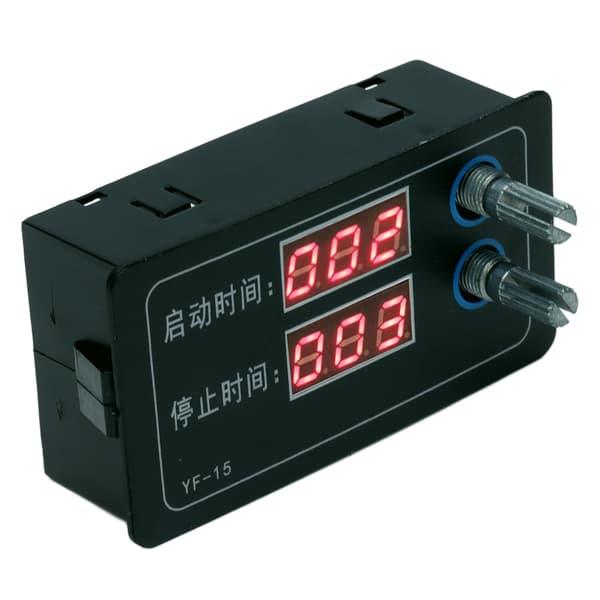 YF‑15 Digital Timer Fördröjningsbrytare Motorkontrollmodul med LED-display för generator