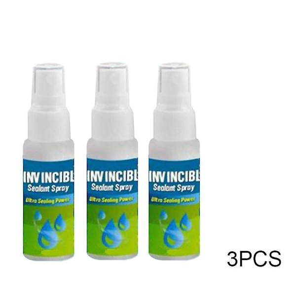 30ml Invincible Sealant Spray För vägg/vask/rör/tak Multifunktionell Quick Sealant Fix Hemväggar 3pcs