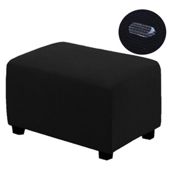 Stretch Ottoman Cover Ottoman Slip Cover Ottoman Protector Oppbevaring