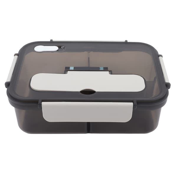 3-roms Bento-boks 1500 ml Stor kapasitet Matboks for studenter, arbeidere, hjemmeskole, kontor, hvit