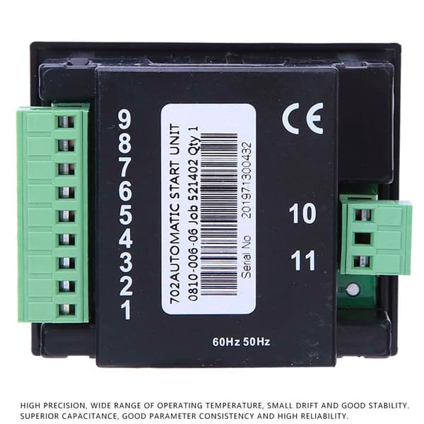 DSE702AS Elektronisk manuell start generator kontrollermodul kontrollpanel LCD-skjerm