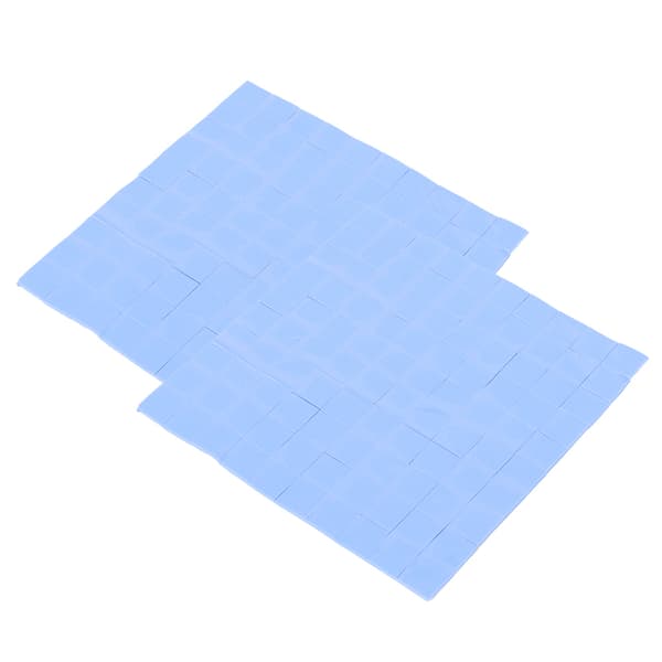 2 stk. Termisk Silikone Køleplade CPU Køling Ledende Køler 100x100x1mm