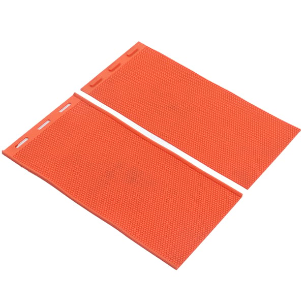 2 st 5,4 mm Vaxkaka Pressark Form Vikbar Silikonbas för Biodling Orange