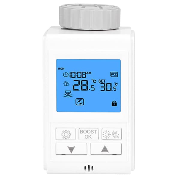 Smart kran termostatisk ventil temperaturkontroll Tuya Gateway Hub Zigbee-kompatibel