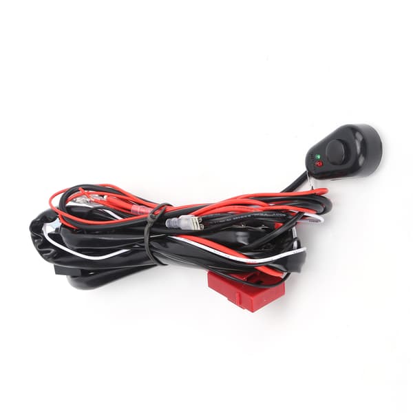 12V LED Spotlysforbindelseskabel 1-til-2 40A Relæ Inline Blade Sikring Universal til Bil ATV UTV