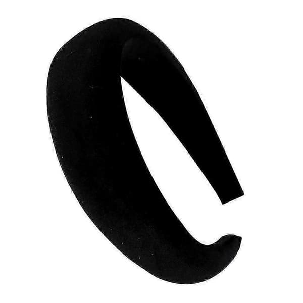 Naisten hiusasuste samettitäytteellä (musta)
