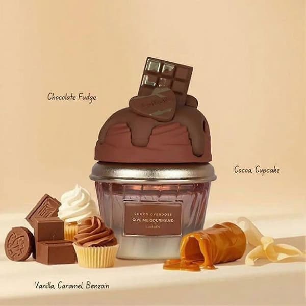 【BQ】Marshmallow Cupcake parfym 75ml Gourmand Chokladdoft Långvarig Present Cream