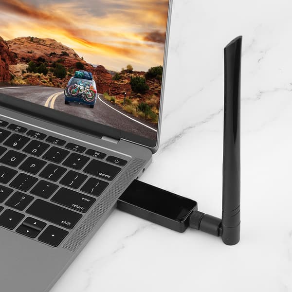 RTL8821AU Dual Band 600Mbps USB WiFi-adapter med Bluetooth-understøttelse