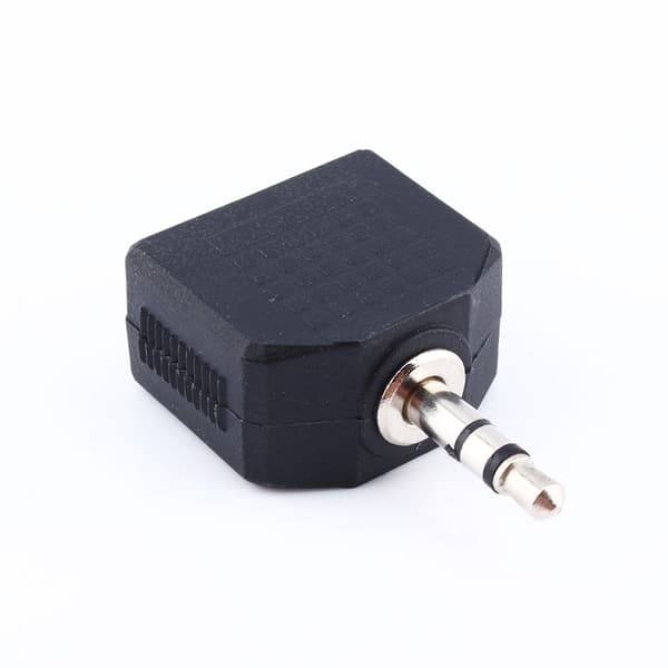 1 til 2 lydsplitter til hovedtelefoner - 1X3,5 mm dobbelt adapter