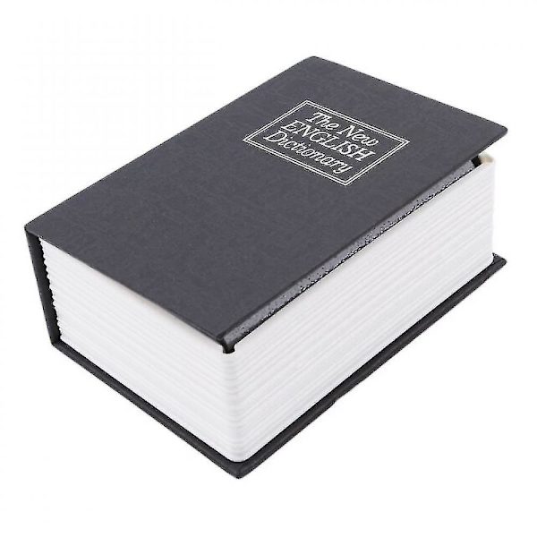 Creative Dictionary Book Money Boxes Piggy Bank With Lock Hidden Secret Security Safe Lock Cash Coin Storage Box Deposit Box black