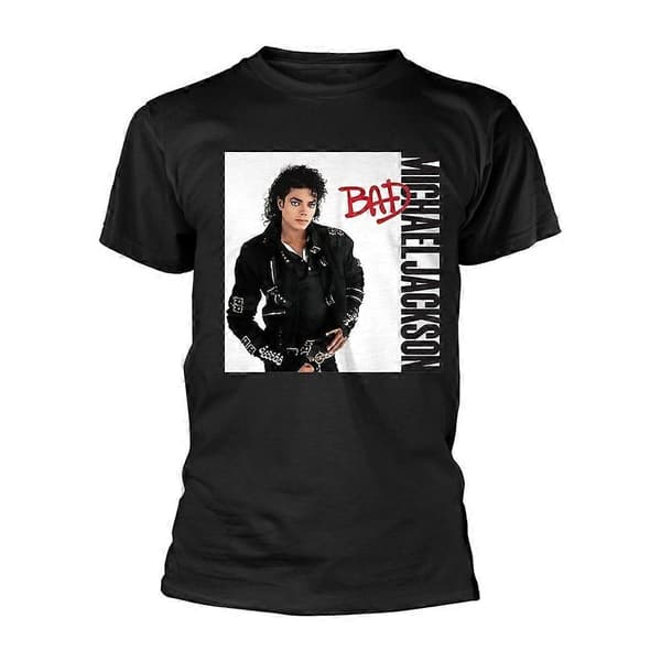 【BQ】Michael Jackson Bad T-skjorte TU 0606 S