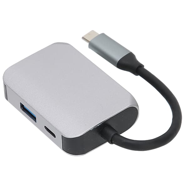 3-i-1 Typ-C Dockningsstation Typ-C till HD Multimedia Interface/USB 3.0/PD-adapter