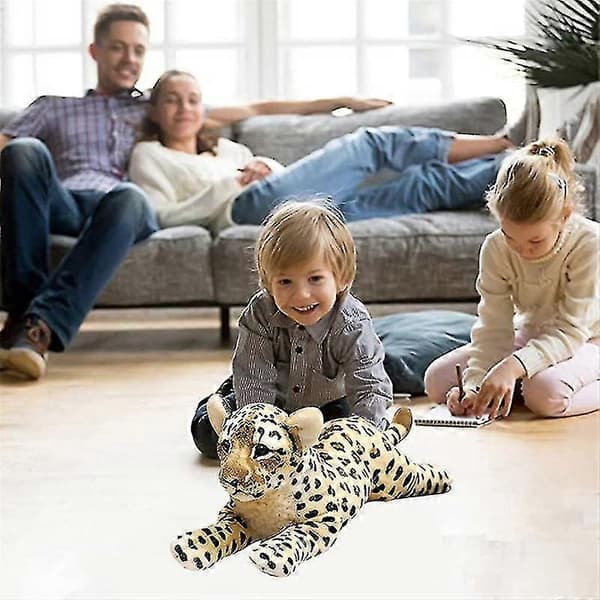 【BQ】Gepard kosedyr leopard plysjleker gave til jenter gutter Løve Lion 48cm