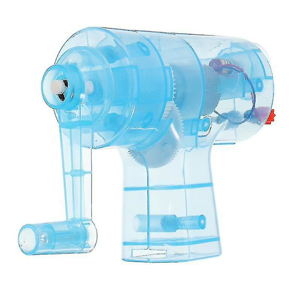 Hhcx-handheld Manual Electricity Dc Crank Generator Model Miniature Light Blub Kit Science Experiment Kid