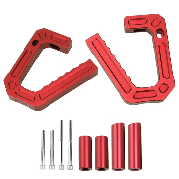 Forreste greb til bil i aluminiumslegering til Jeep Wrangler JK 2007-2018 (rød)