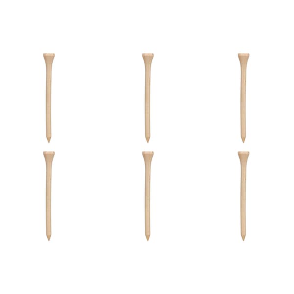 50-pack Starka Golf-Tees i Trä 83mm för Golftillbehör