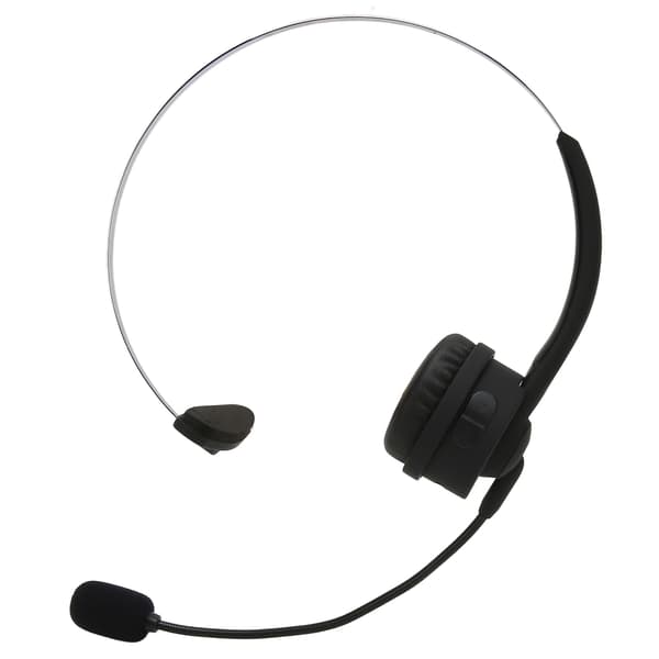 Bluetooth Telefon Headset Monaural Støyreduserende Volumjusterbart Business Headset med Mikrofon Ladestasjon