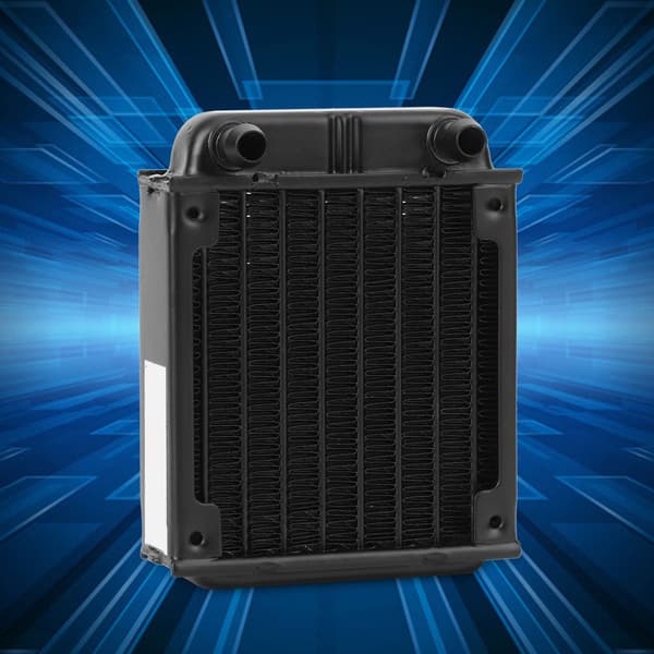 PL180A Vattenkyld Radiator Svart PC Dator Vattenkylningssystem Kylfläns