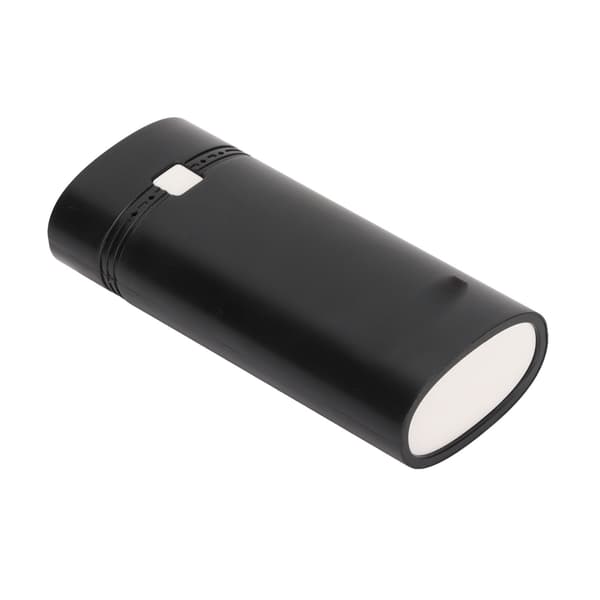 DIY USB Power Bank Shell för 2x18650 batterier - Svart