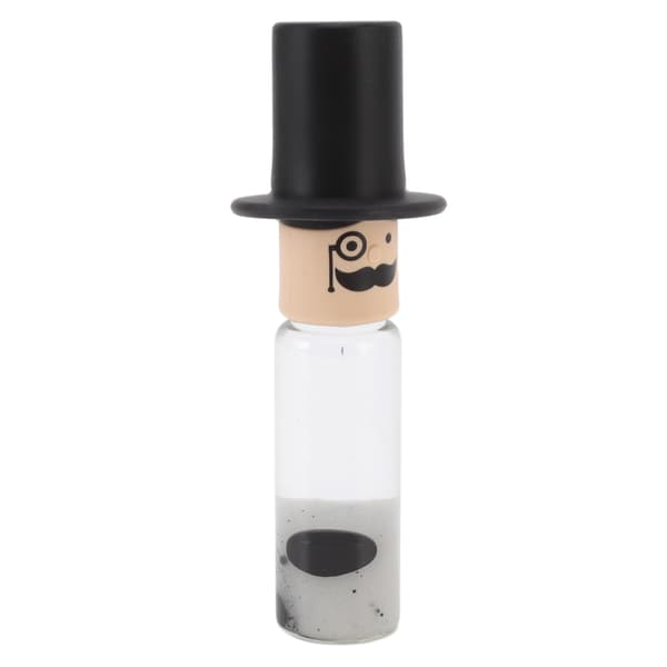 Sort Magnetisk Ferrofluid Legetøj Cylinder Pædagogisk Stress Relief Display