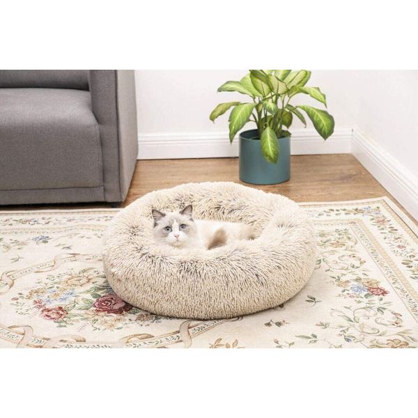 Luksus Donut Cat Hunde Senge, Varm Seng til Hunde/Hvalpe/Katte Kan maskinvaskes
