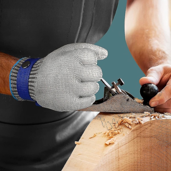 Kuttbestandige hansker Grade 9 Cut rustfritt stål Nettinghansker L L