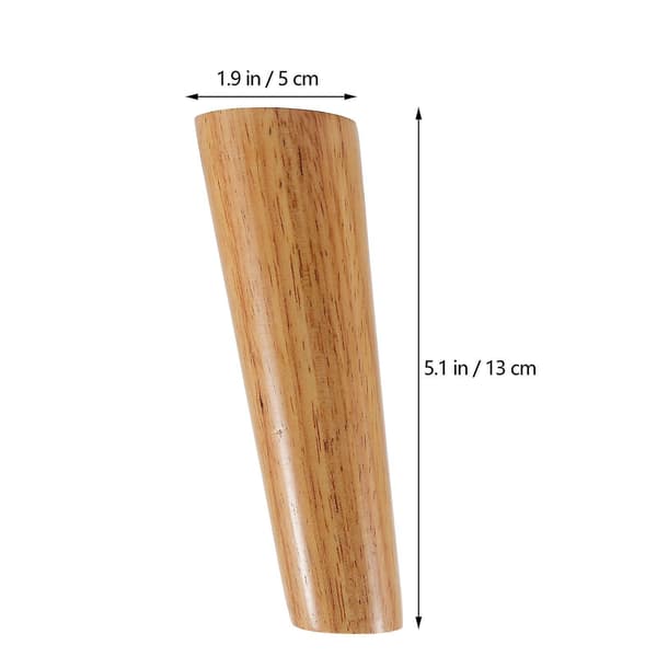 [BQ]1 sæt nordiske bordben, massive egetræsben til møbler, sofaben (12 cm) {hh}