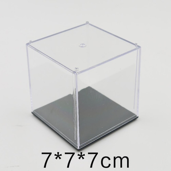 Akryl Plast Display Case Box Klart dammtätt skydd för modeller
