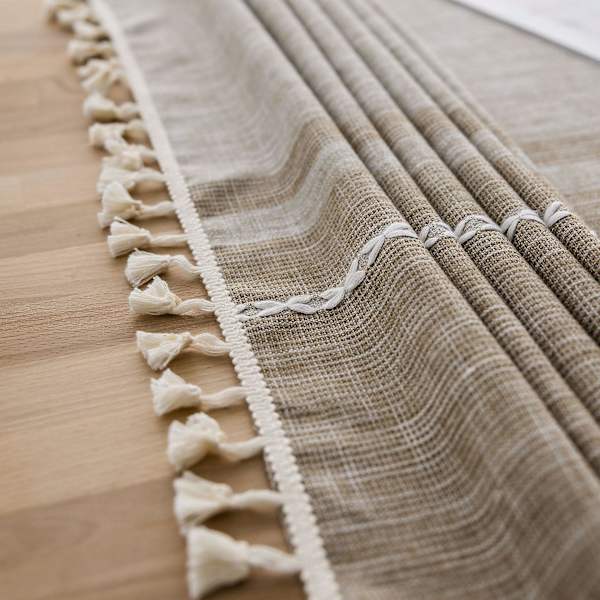 Dug grå kvast i vindstøvtæt bomuldslinned 60*60cm