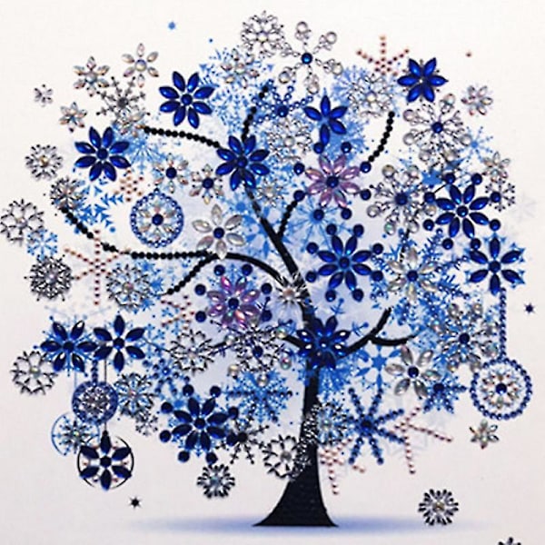Tee itse diamond painting kukat Tree tekojalokivi Crystal Cross Art Stitch Decor d