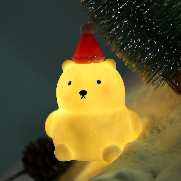 Hhcx-bear Night Light Lamp Night Lamp Mini Bedside Lamp Decoration