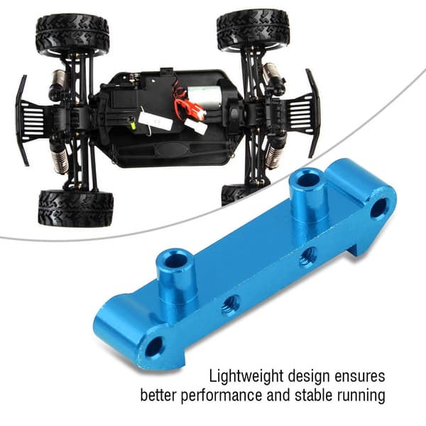 Aluminium Legering Bagerste Squat Plade til 1/18 FS RC Elektrisk Lastbil Blå