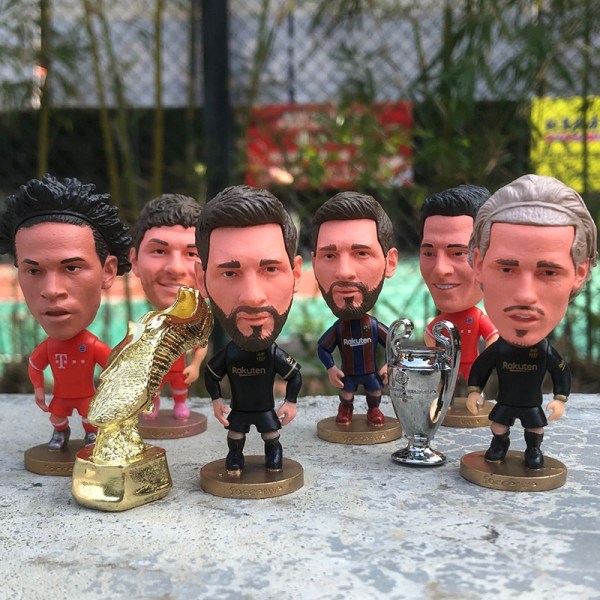 Den nya Fotbollsfans bobblehead Real Madrid Cairo Levan mod Muller Bayern