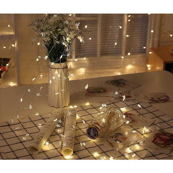 String Fairy Lights för alla hjärtans fest Hem sovrum dekoration