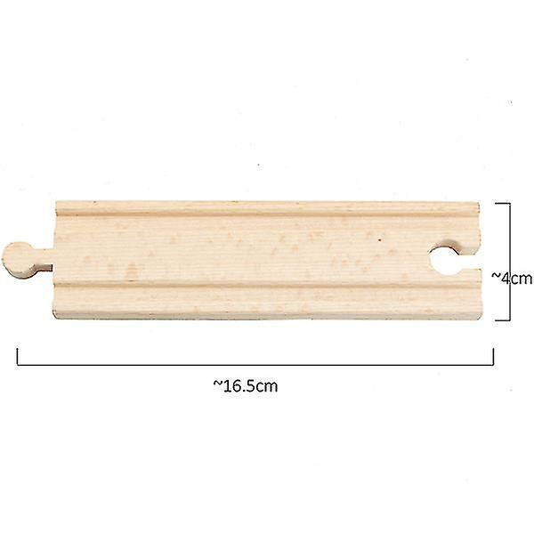 Hhcx-tbkjoys puiset junaradat rautatietarvikkeet Kaikenlaiset puuraidan eri komponentit opetuslelut 14CM STRAIGHT TRACk