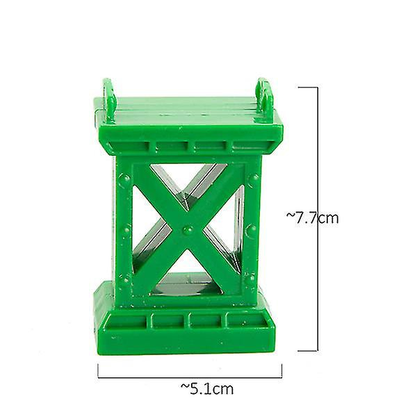 Hhcx-tbkjoys puiset junaradat rautatietarvikkeet Kaikenlaiset puuraidan eri komponentit opetuslelut Green Plastic Pier