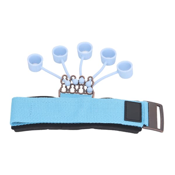 Silikon Finger Tränare Hand Cirkulation Flexibilitet Elastisk Fingersträckare Grepp Tränare Blå