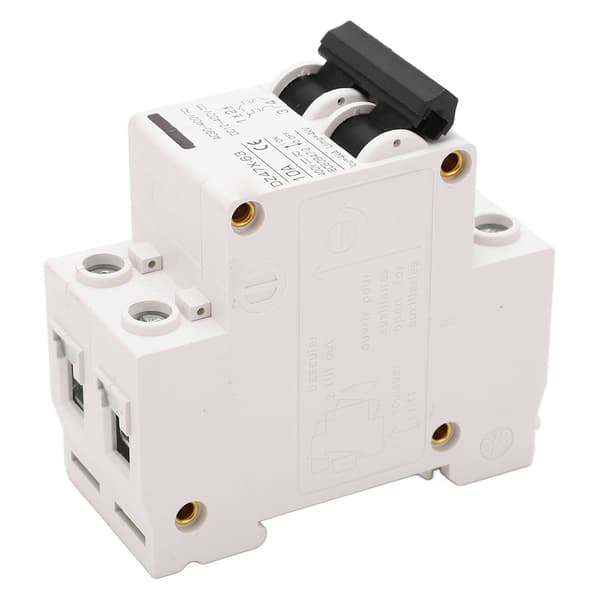 2P 10A 400V AC DC MCB Lekkasjebeskyttelsesbryter for Solcellepanel Hjemme