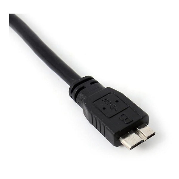A USB B 3.0 Y-kabel Move hårddiskkabel Svart Black