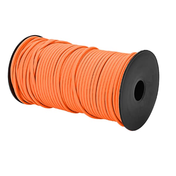 100m 9-trådig 4mm Paracord Rep Snodd Campingrep Orange