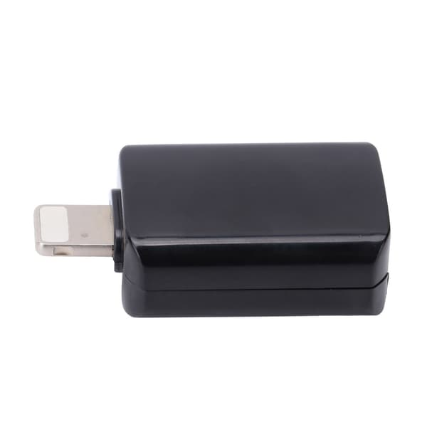 USB3.0 OTG Adapter Konnektor Konverter Passer til IOS Mobiltelefon Hurtig Dataoverførsel Sort