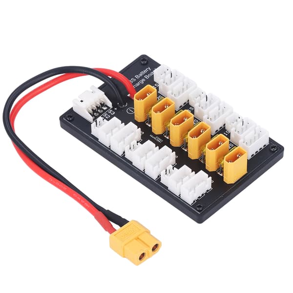Multicelle Batteriladebrett med XT30-kontakt