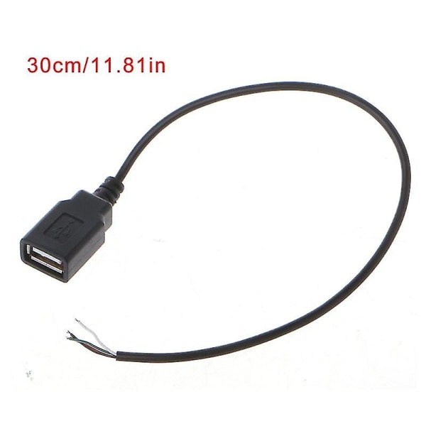 USB 2.0 Type A naarasliitin, 4-johtiminen power Pigtail-kaapelin liitin itse